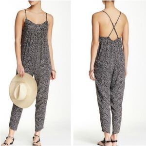 BILLABONG Moon Dreamin Jumpsuit Black Size SMALL
